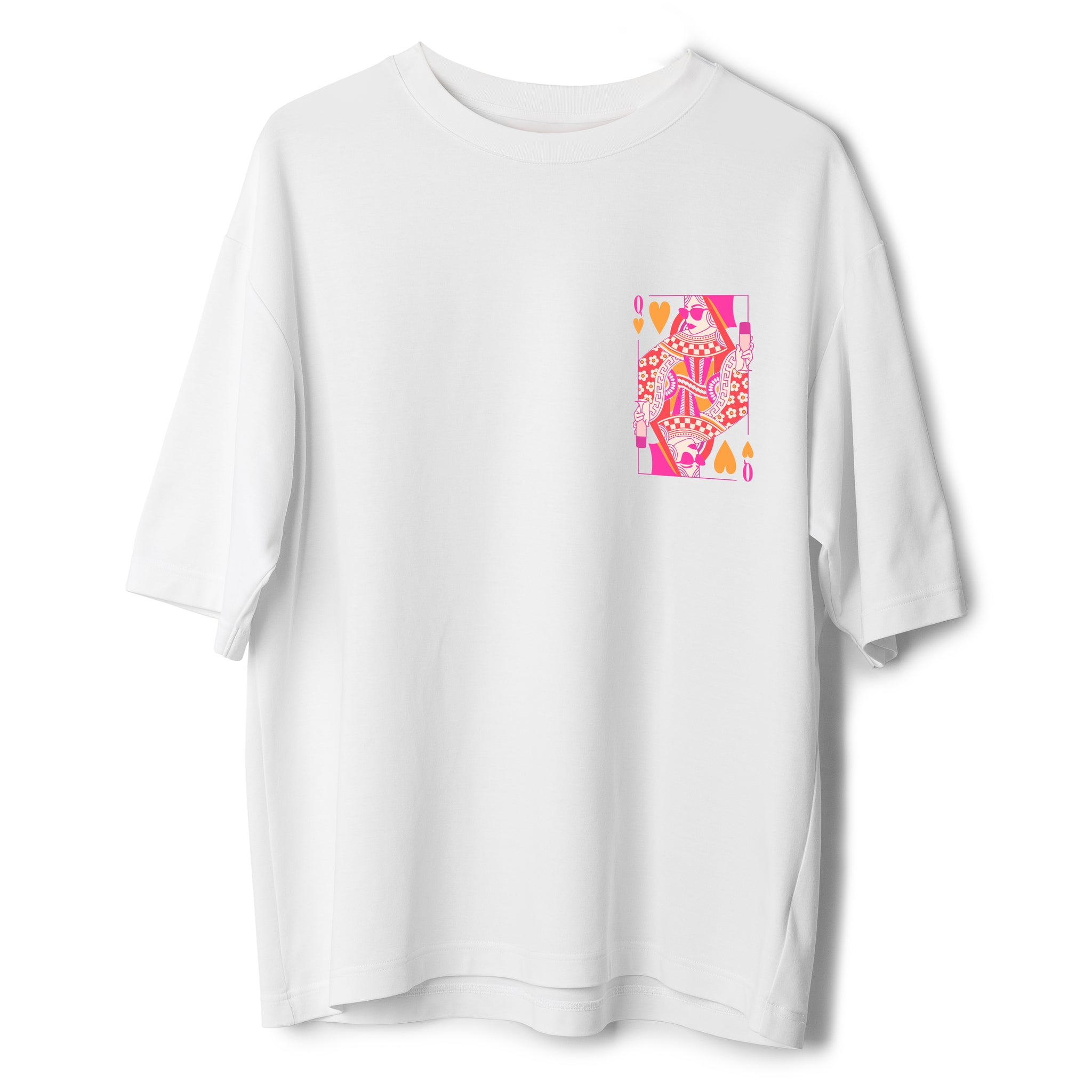 Oversize T-Shirt "Hearts Queen"