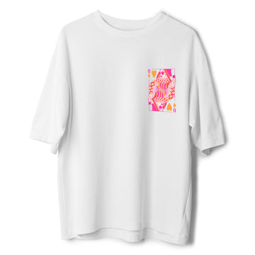 Oversize T-Shirt "Hearts Queen"