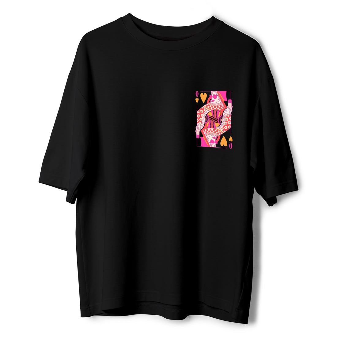 Oversize T-Shirt "Hearts Queen"